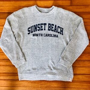 sunset beach north carolina grey sweatshirt 🌅